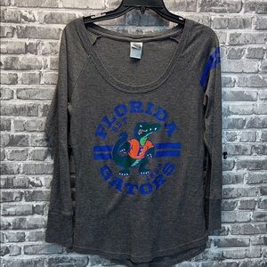 Women's Gray Florida Gators Long Sleeve Tee‎